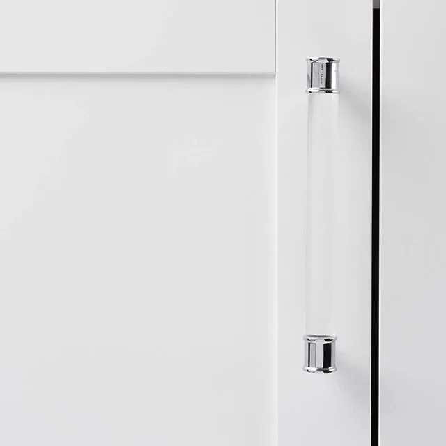 Clear Acrylic Drawer Pull Handles With Gold Bases Buy Acrylic