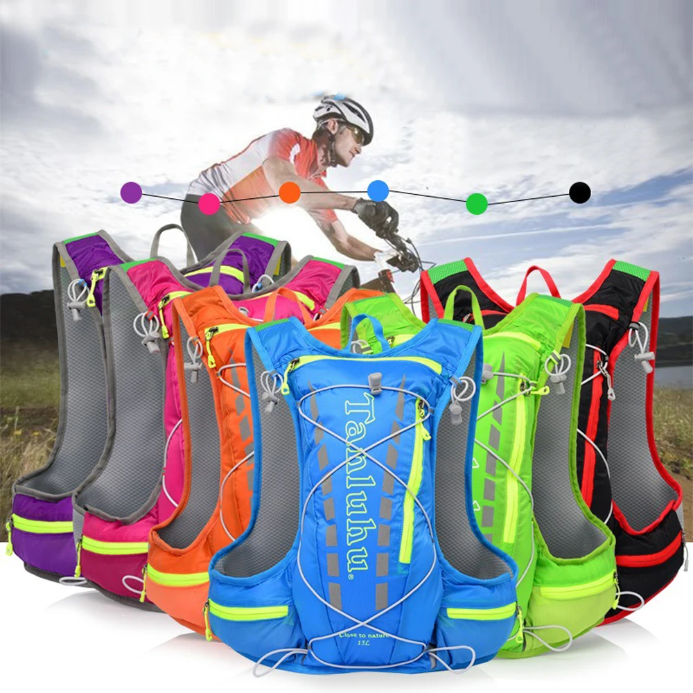 

2023 Hot Selling Cycling Running Shoulder Bag Outdoor Hiking Vest Bag Ultralight trail marathon water bag backpack rucksacks