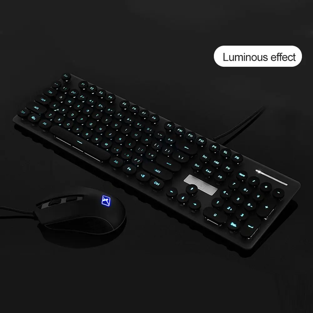 N518 Wired Steampunk Retro Round Keycap 4-Color Dazzle