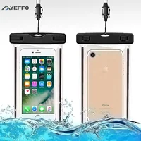 

Wholesale PVC cell phone neck swim travel waterproof phone pouch case for iPhone X for Samsung Galaxy