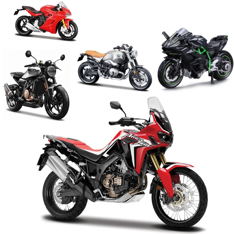 

Diecast Model Car Alloy 1/18 motorbike Toy 75 design die cast Motorcycle toy exquisite gift modle car