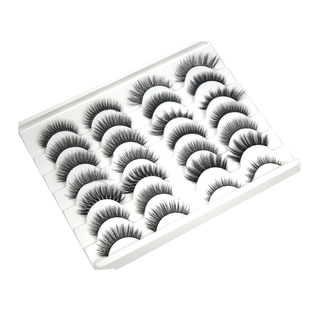 

40# 13mm Wholesale Dramatic Lashes Private Label Customized Packaging Faux Mink Eyelashes, Natural color