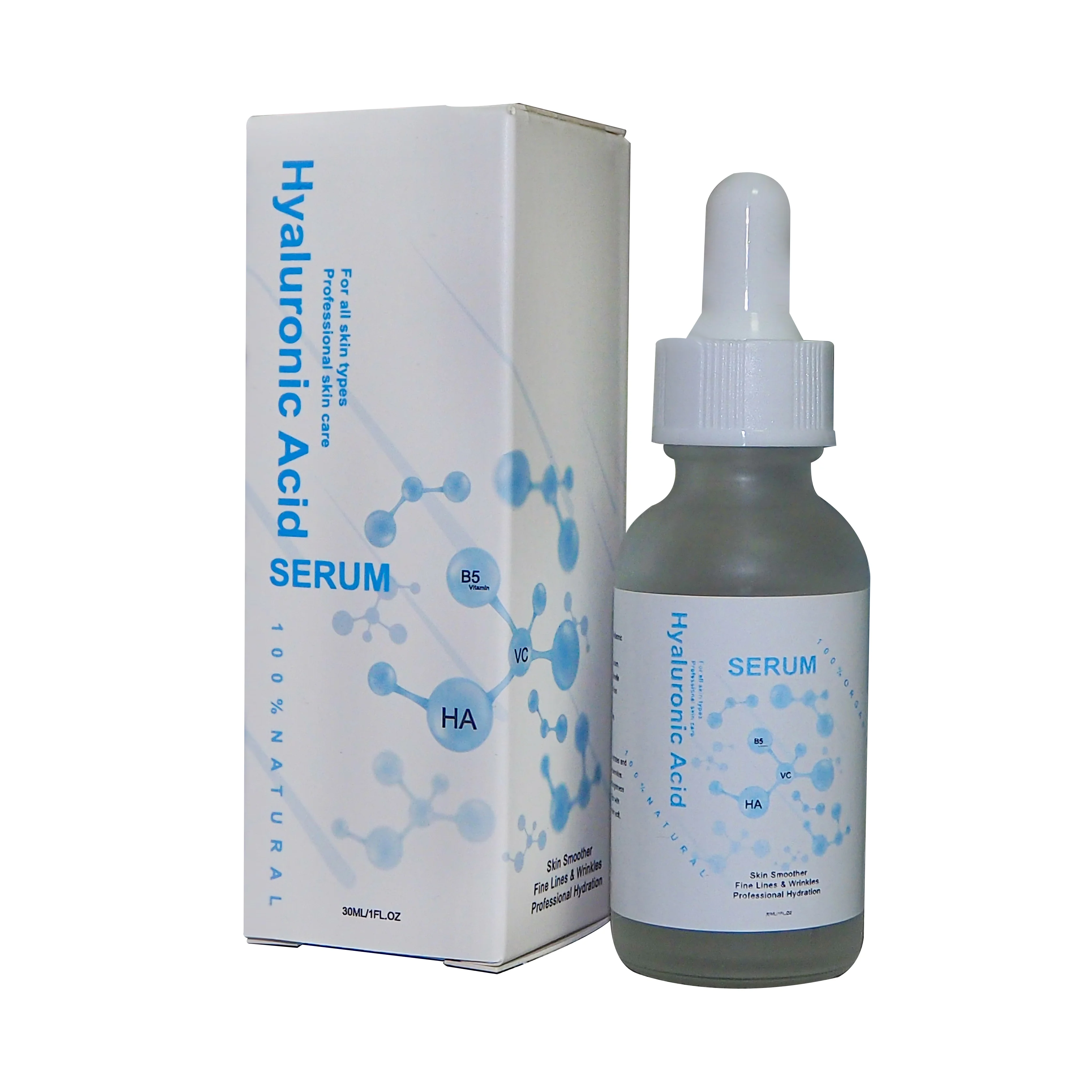 

wholesale private label best facial anti aging moisturizing Brighting skin care Hyaluronic acid face serum with vitamin C & E