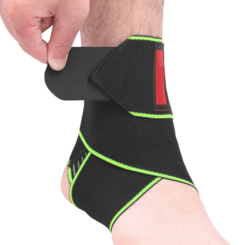 

Ankle Support Sleeve Foot Compression Adjustable Elastic Safety Ankle Brace for sports