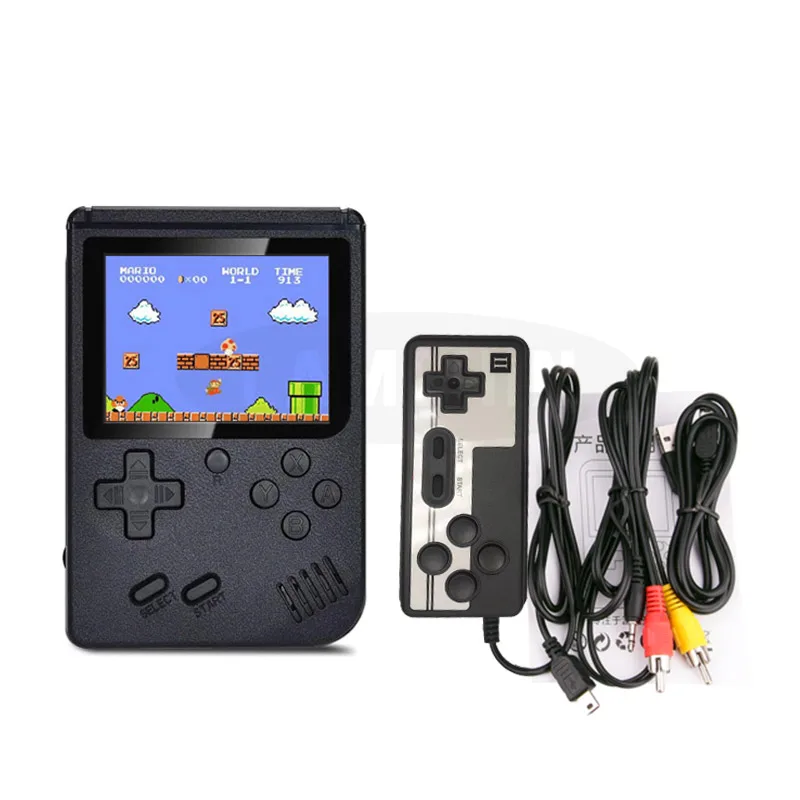 

Sup Portable Video Game Console 3 ''400 Games Mini Arcade Gameboy 2 Players Red Game Box Plus Controller Head ball Joystick, Multi color