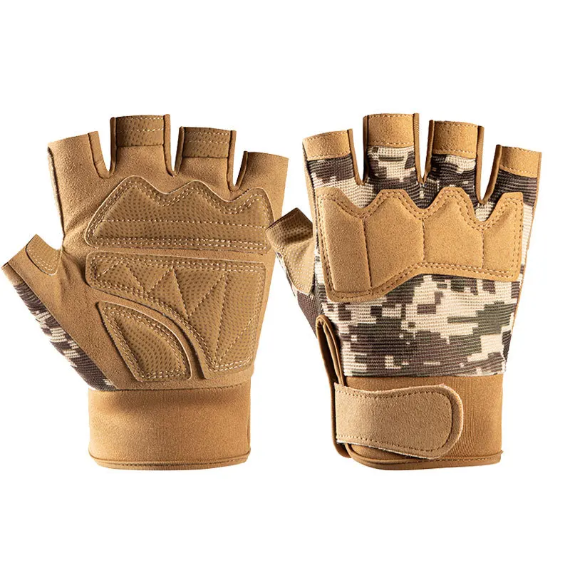 

Drop shipping custom logo gym sports fishing military tactical camouflage gloves proquests, Customized color