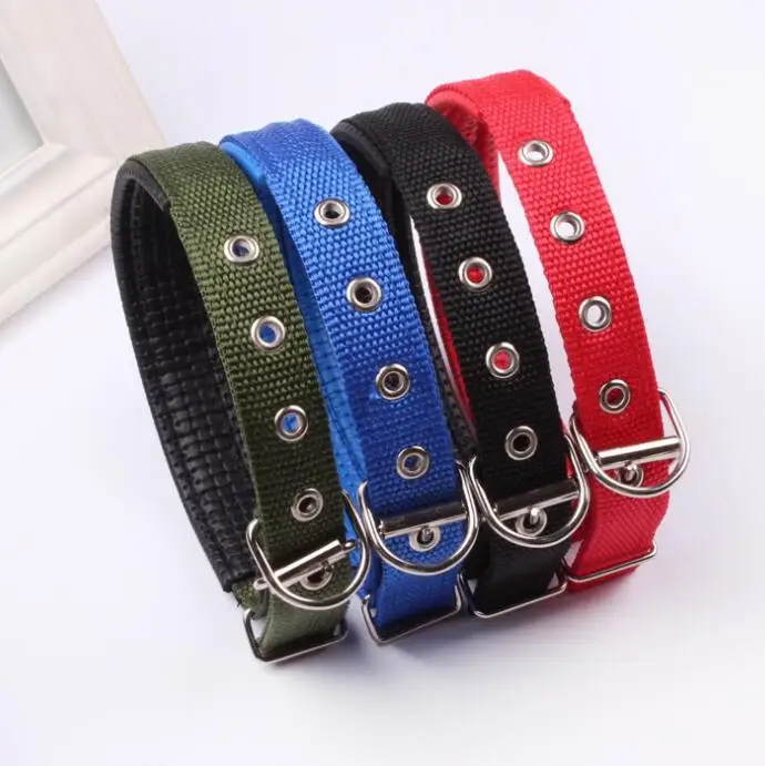 

Wholesale PU leather dog collar Adjustable dog collar custom For Pup dogs Cats