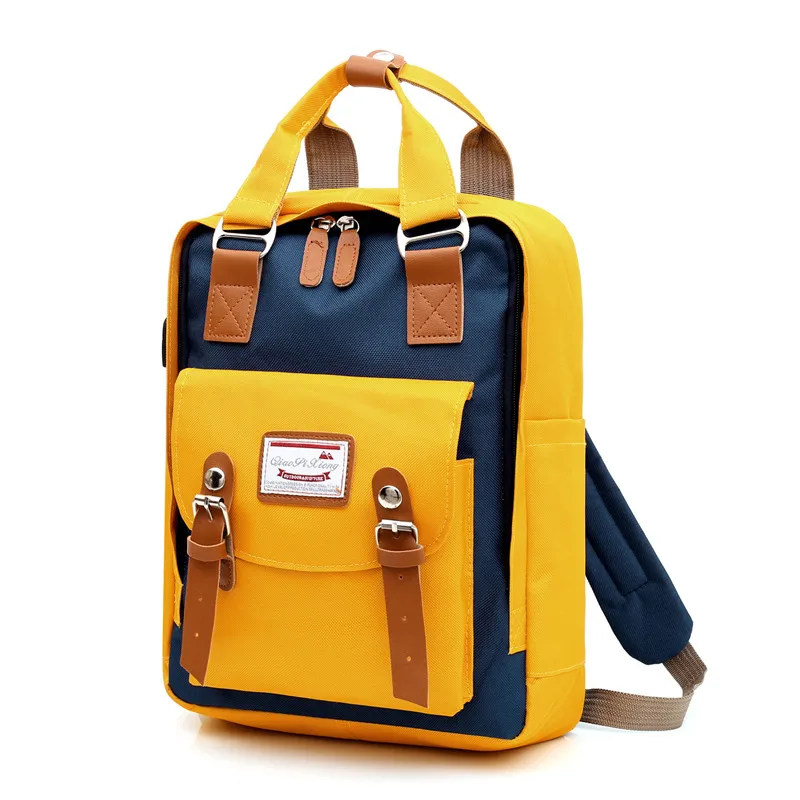 

2021 new Fashion Student Backpack Junior High School Students Campus Daypack School Bag Kids Children Backpack