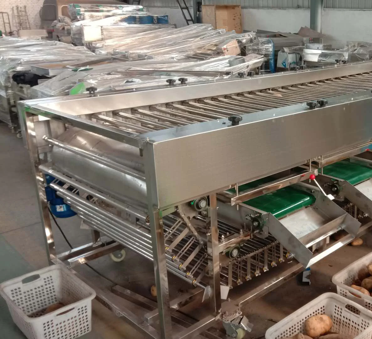 Potato Roller Fruit Sorting Grading Machine for Plum Price