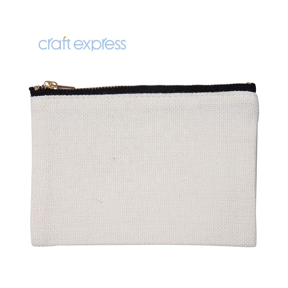 

Craft Express 10*15Cm Linen Custom Blank Keyring Coin Purse 95 % Polyester 5% Cotton Sublimation Purse With Zipper