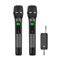 

SHIDU u20 Double UHF Wireless Handheld Microphone for Any voice amplifier