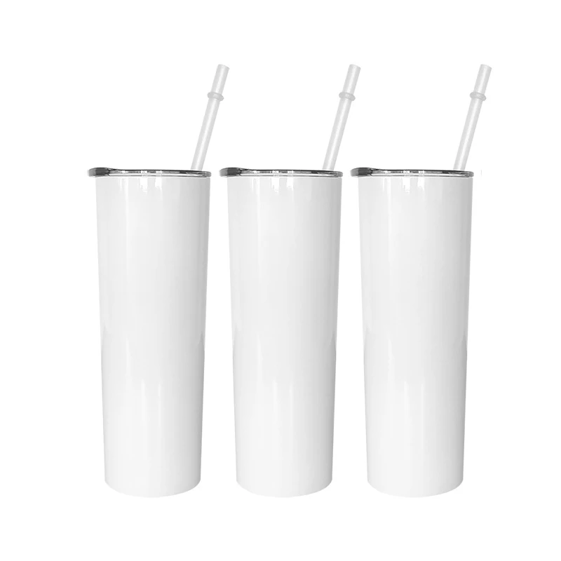 

New Design high quality 20oz Stainless Steel straight skinny sublimation tumblers kids sublimation Blank tumbler