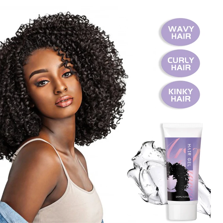 

Drop shipping no logo biotin alcohol free Flake-Free braiding hair gel style and moisturize