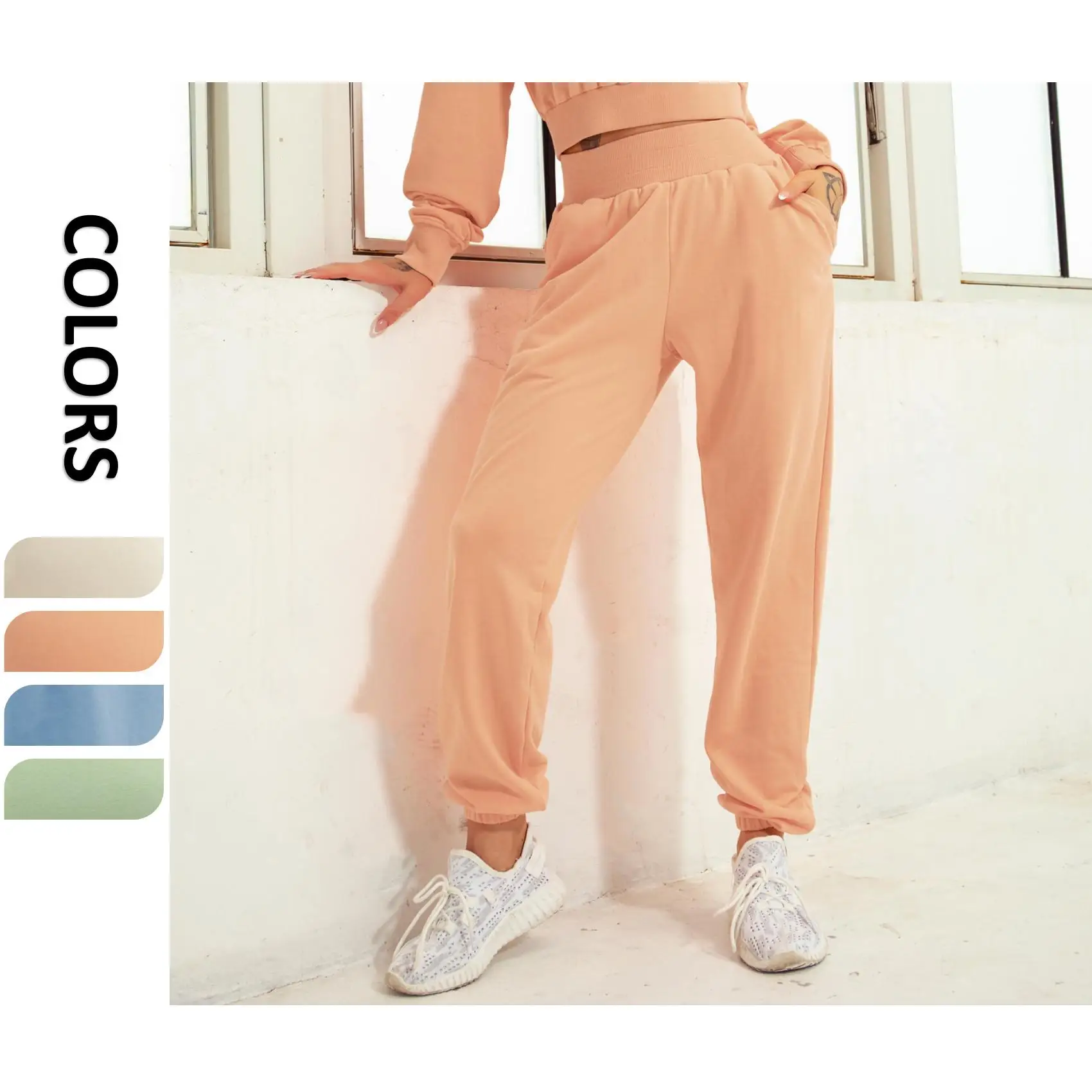 

BBZC5701 Loose and quick-drying running yoga pants with pockets