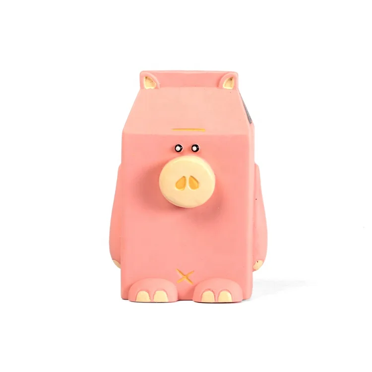 

New Products 2021 Unique Sound Soft Milk Box Rubber Squeeze Squeaky Latex Dog Toys, Gorilla/lion/bear/pig