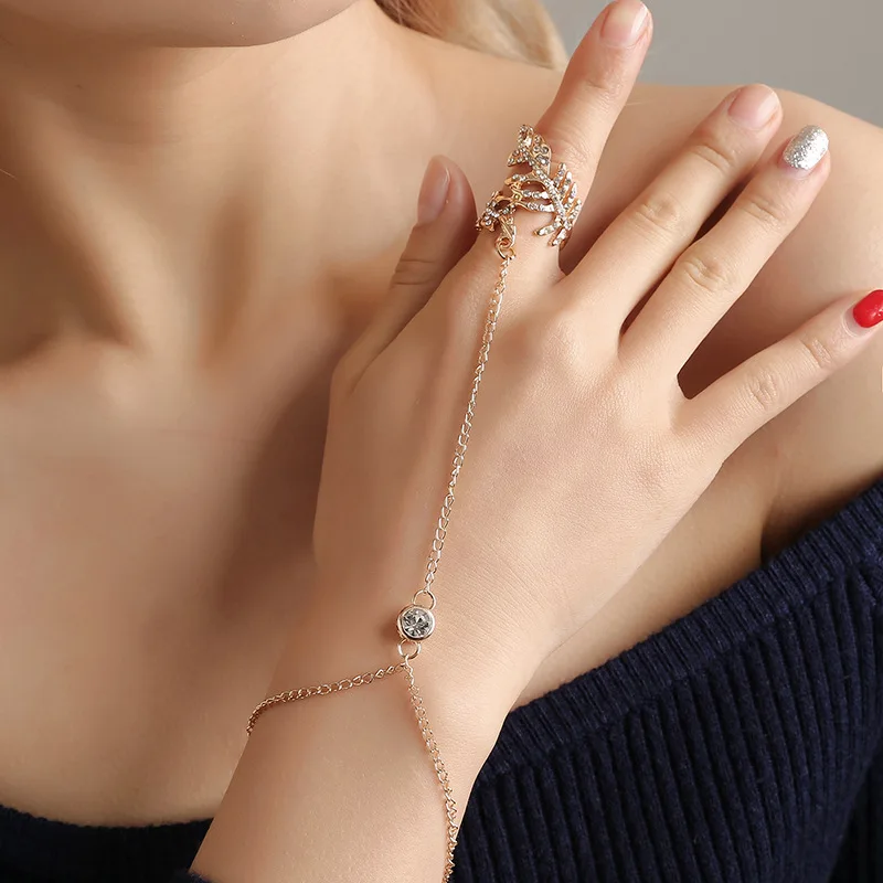 

Low price fashion 925 silver chain bracelets with rings