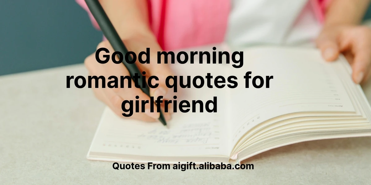 good morning romantic quotes for girlfriend