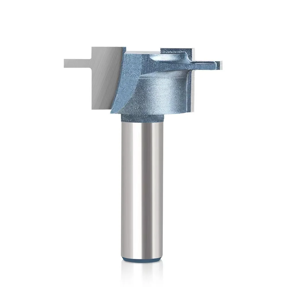 L-N322 1Pc 1/2" 12mm Shank Cutter Slot Router Bit Tongue & Groove Plate Splicing Knife Woodworking Cutter