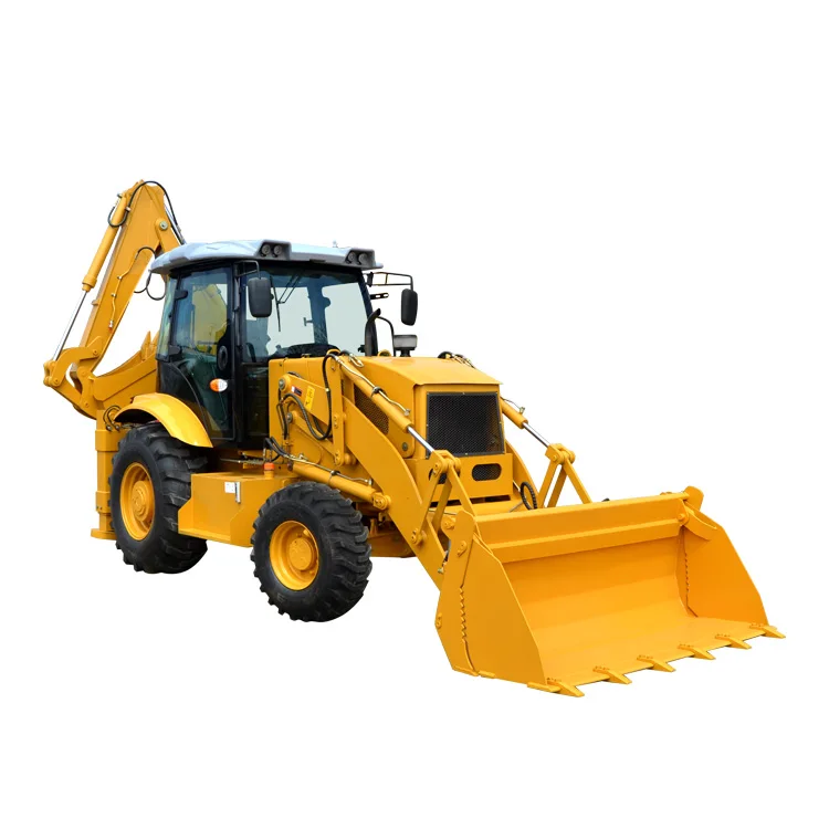 

On sale mini 75 hp 2 ton backhoe loader machine construction