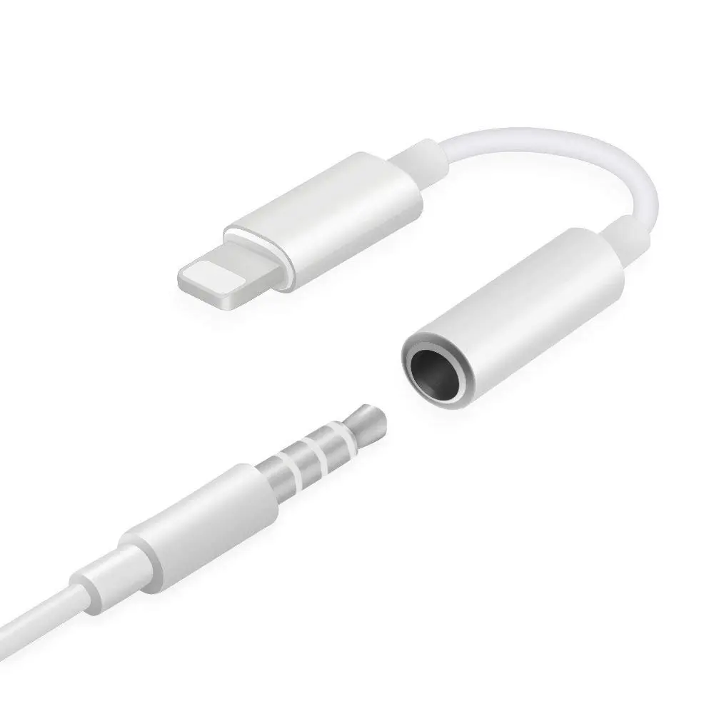 2020 New Headphone adapter 8pin to 3.5 mm usb to 3.5mm jack cable converter for apple adapter