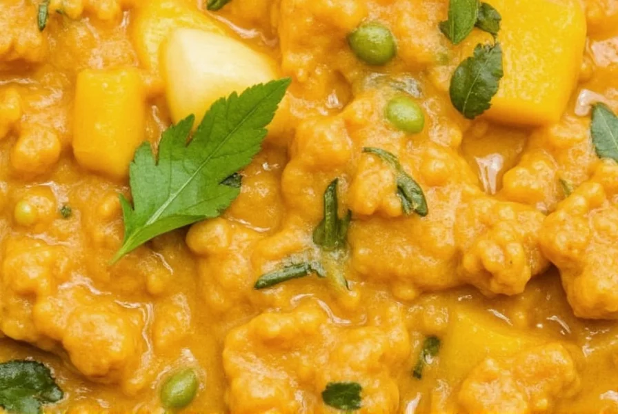 Various types of curry dishes including Indian butter chicken, Thai green curry, and Japanese curry