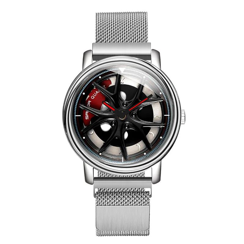 

Time is running, rotating trend Korean version of simple personality cool and handsome quartz men's watch