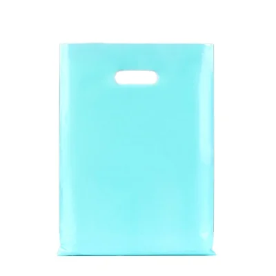 

Plastic tote bag custom gift packaging shopping custom clothing store cosmetic graphic four-finger