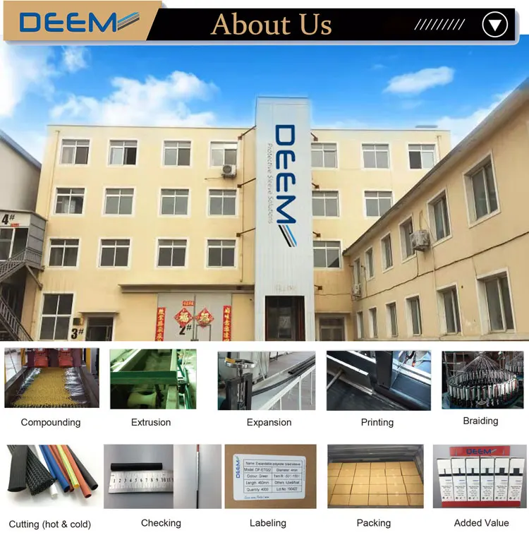 DEEM 3:1 heat shrink ratio adhesive heat shrink tubing for wire insulation