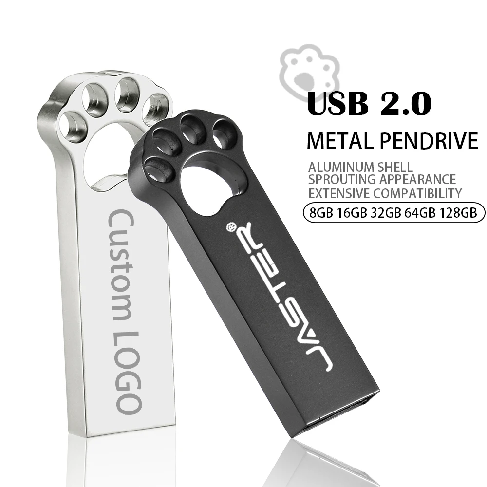 

Top Selling Metal Memoria USB Flash Drive 32GB Pendrive 2.0 cle USB Stick key Custom logo mini pen thumb drive