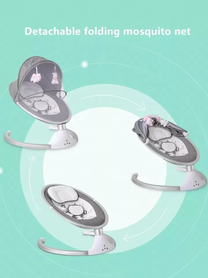 
Multifunctional Music Electric Swing Baby Comfort Rocking Chair Baby Cradle Suitable for 0-3 Years Old 