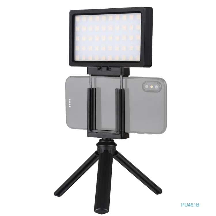 

In stock puluz pocket 100 rgb 800LM RGB Full Color dimmable led light for camera and mobile phone, 9 types