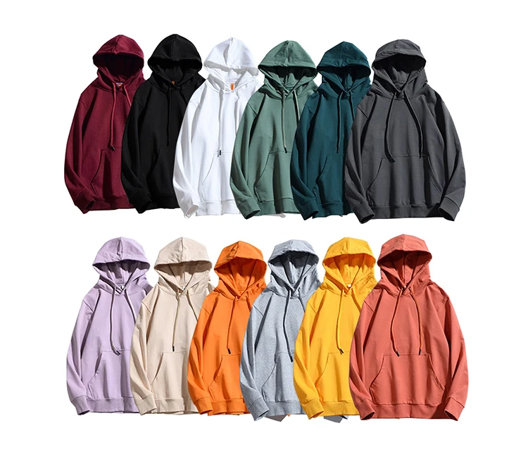 

High Quality 100% Cotton Pullover Warm Wholesale Custom Printing Embroidery Unisex Hoodie