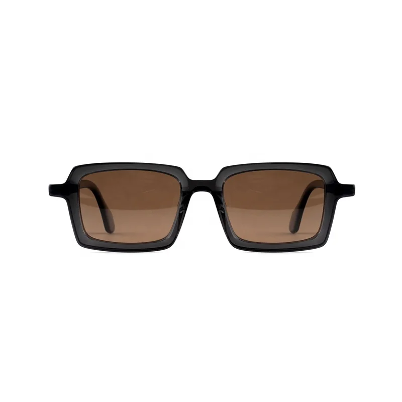 

2021 Newest Design Women Fashion Custom Luxury Square UV400 Acetate Polarized Bevel Sunglasses For Men