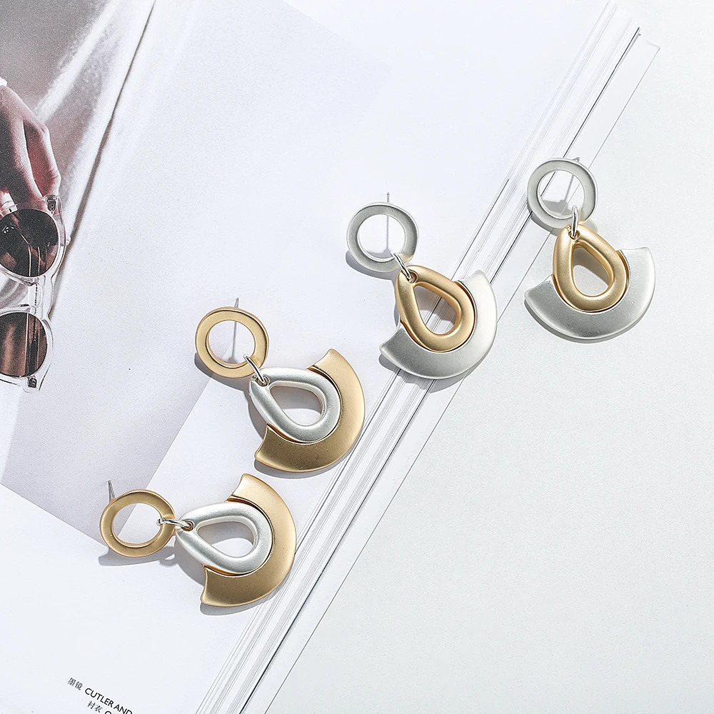 

TongLing trendy fashion silver earrings multi circle mix color fashion jewelry 2022 gold filled hoop earring