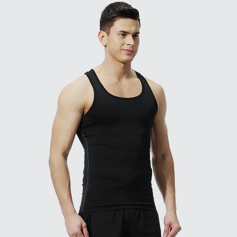 

Slim Elasticity Fitness sportswear mens muscle fit tank tops wholesale workout men top gym vests, 1 colors