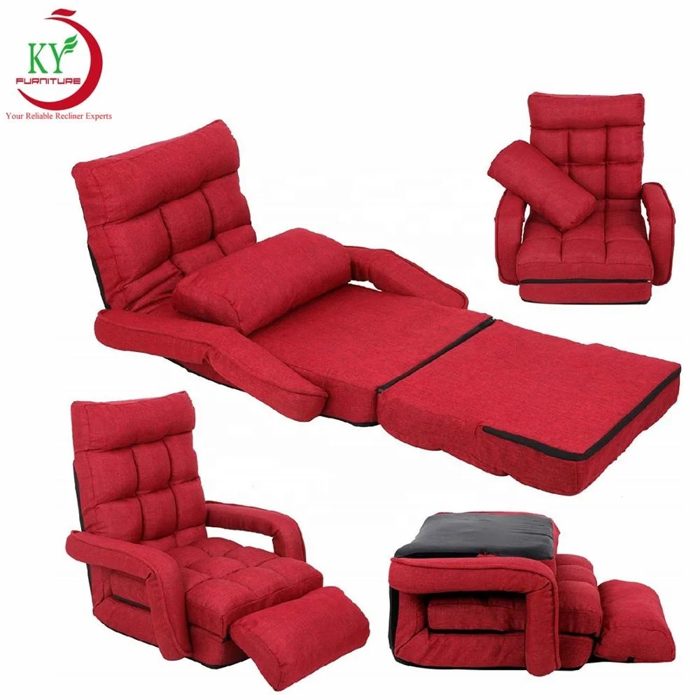 Jky Furniture Softly Cushioned Easily Folding High Back Lazy Floor