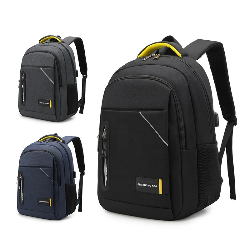 

High Quality Waterproof Mochila Zipper Traveling Rucksack Backpack Usb Laptop Back Business Smart Bag Anti Theft