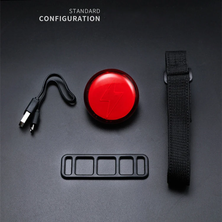 Most popular portable night running and riding usb charging safety warning light bicycle tail light