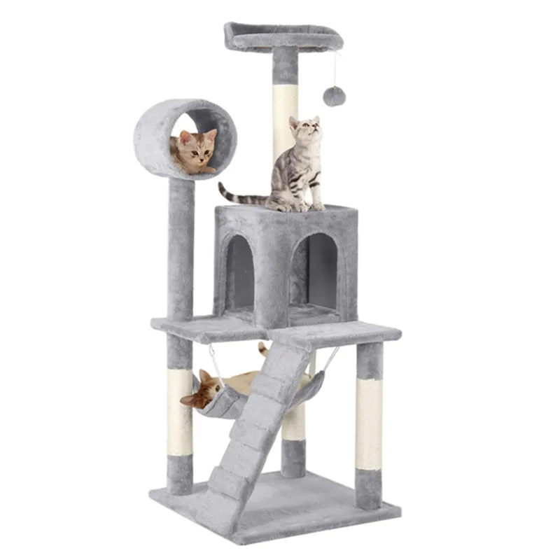 

Free Sample ceiling cat tree Pet toy cardboard