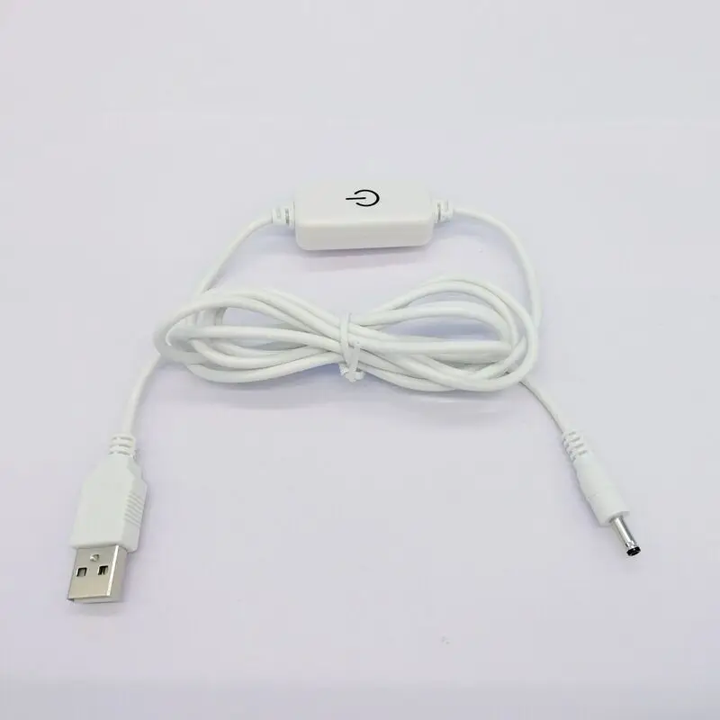 

1.5m white color micro usb 5pin male to DC3.5*2.1mm with on/off switch cable