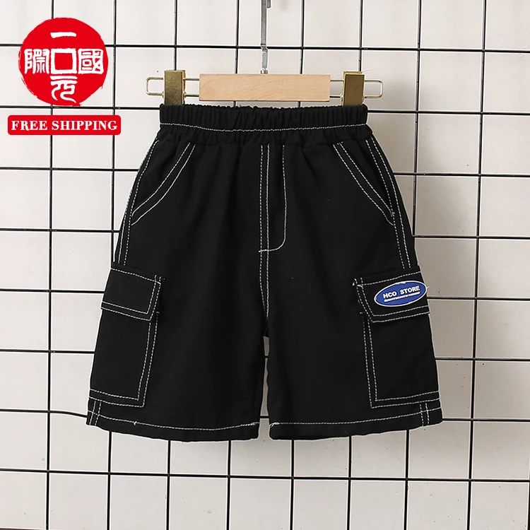 

2021 new summer boys' shorts thin casual five-point pants