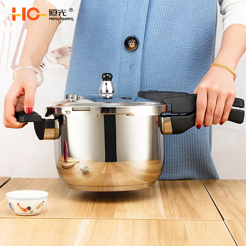 

High Grade Polished Stainless Steel Pressure Cooker with General Use for Gas and Induction Cooker Large 304 pressure cooker