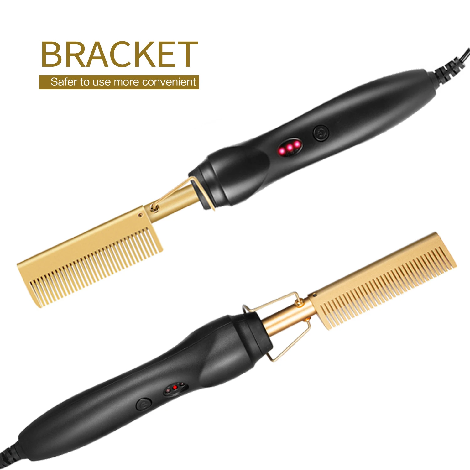 

Hot Comb Electric Hair Straightener Brush Electric Hot Comb