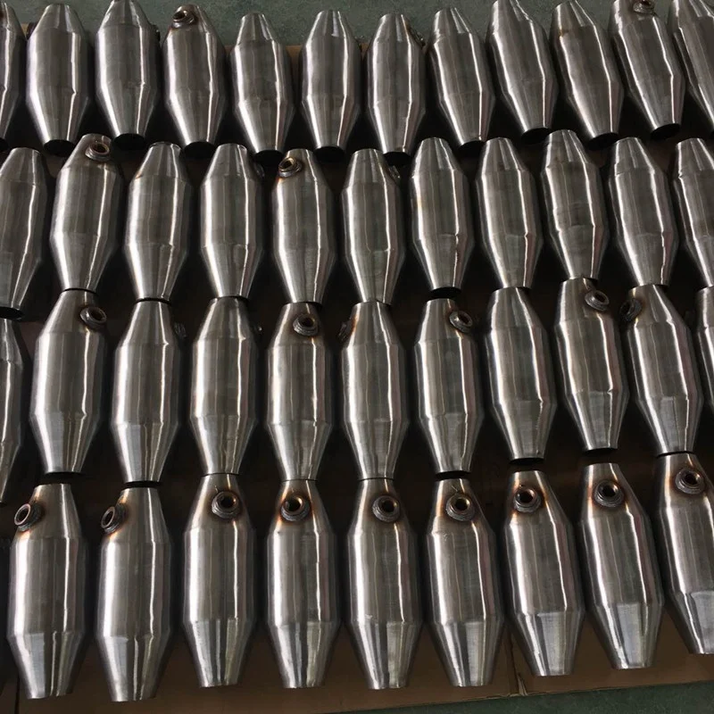 
100 CPSI High Flow Metal Catalyst Catalytic Converter Universal for Racing car Sport Car metal substrate 