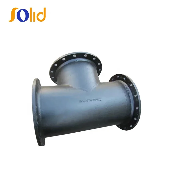 ISO2531, En545, En598 Ductile Iron Pipe Fitting DCI All Flange Equal Tee