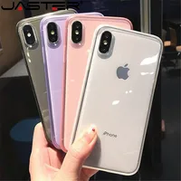 

Fashion colorful Transparent Anti-shock Frame Phone Case For iPhone 11 X XS XR XS Max 8 7 6S Plus Soft TPU Protection Cover