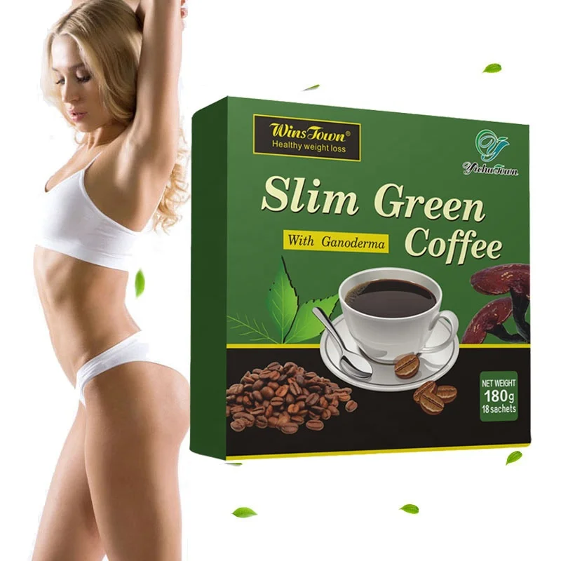 

Winstown slim green coffee natural herbs healthy Diet control Powder Instant weight loss Ganoderma coffee slimming