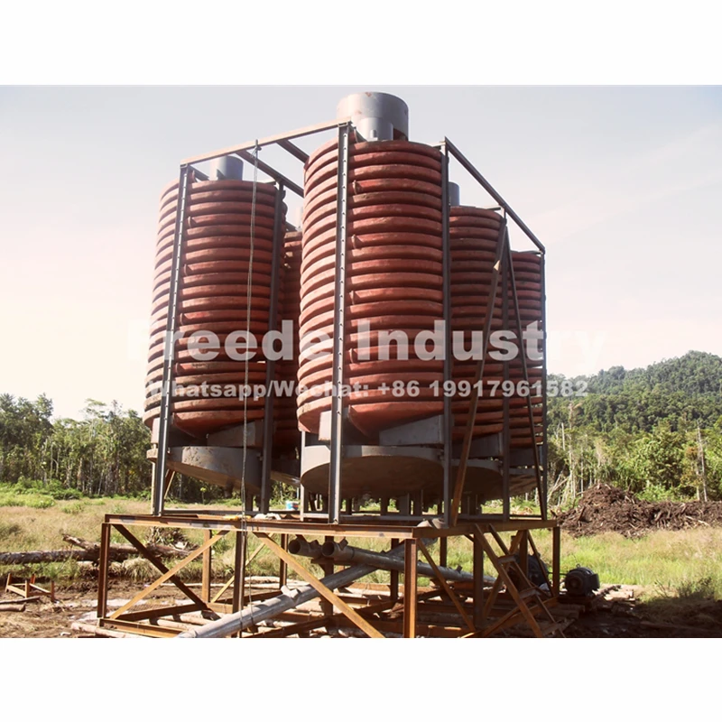 
Gold Washing Economical Ilmenite Spiral Chute with low price 