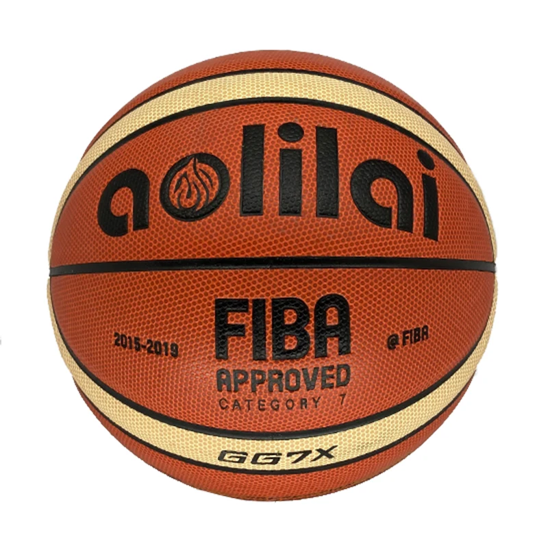 

Hot sale High Quality PU Leather baloncesto Custom Printed Logo GG7X GL7X GF7X Aolilai Basketball, Can customize color