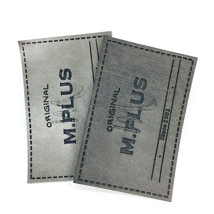 

Custom Heat Press Logo Leather Patches Labels for Denims Jackets Clothing, Customer demands